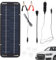 Pannello solare dell'auto 30W 12V Kit pannello solare RV Kit portatile Pannello solare Kit di ricarica di ricarica per batteria solare Auto, automobile, moto, barca, marina, rimorchio, motoslitta, ki