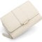 HNOOM Porte Monnaie Femme Portefeuille Femme en Cuir PU Porte Carte Monnaie Portefeuilles pour Femmes Court Zippé Femmes avec 9 emplacements pour Cartes Petit Porte Feuille (Beige-1)