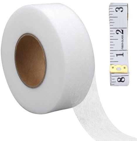 Bügelband Hose Kürzen,4cm×64m Bügelband Gardinen,Nahtband zum Aufbügeln,Saumband Selbstklebend Waschfest,Bügelsaumband,Umnähband zum Bügeln,Bügel Klebeband um Reparieren von Stoff, Vorhang, Kleidung