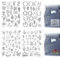 ZHTLTHZ 122 Natürliche Pflanzen Stickvorlagen WasserlöSlich, Stickfolie WasserlöSliches Selbstklebend Embroidery Stickkarten Stickstoff Zum Sticken Vorlagen Stickvlies Klebend Kreuzstich FüR AnfäNger
