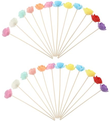 COMNESTBI Pezzi fiori aromaterapici essence the fragranite profumi decorazione addobbi incensi Fragranza falso fiore profumato profumo arredamento per la casa bastoncini aromatici