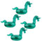 FOYTOKI 4 Piezas Soporte Inflable para Bebidas Forma de Unicornio Portavasos Flotantes de Decoración para Fiestas Hecho de Premium de Inflar y Usar