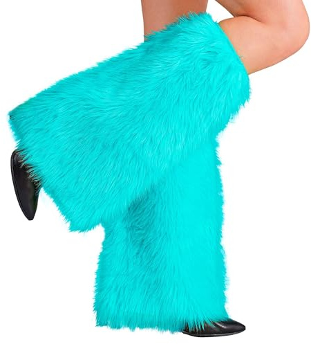 W WIDMANN MILANO Party Fashion - Calentadores de piernas de felpa, accesorio para disfraces de adultos, carnaval, fiesta temática