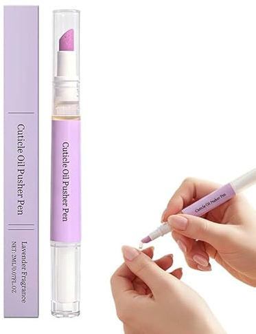 3-in-1 Nagelpflegestift mit Keramikspitze, 2026 Neu Nagelhautschieber ölstift Nagelöl Stift Nagelhautentferner, Nagelhautentferner Stift für Nagelpflege Entfernen Horn Reparatur Riss (1 Stück)