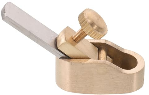 SUPVOX Mini Pialla Manuale per Violino in Metallo Oro, Utensile Compatto per Lavorazione Precisa della Tastiera, Alta Resistenza All'usura, per Riparazione e Montaggio Ponticelli