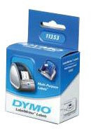 DYMO S0722530 - LW-Labels 12X 24MM - LW-Labels 12X 24MM White 1X 1000PCS/ LabelWriter Vielzweck Etiketten, 12 mm x 24 mm (je 2 hoch), weiß, wiederablösbar, 1000 Etiketten