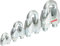 Seilwerk STANKE 10x Serre-Câble à Étrier Zingué Taille 10 Connecteur Galvanisé pour Câble d’Acier 10 mm