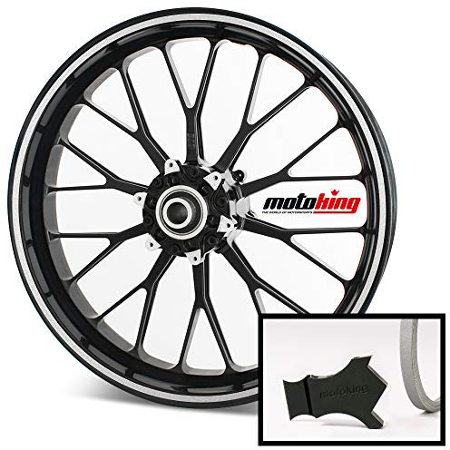 4R Felgenband inklusive Montagetool - Weiss REFLEKTIEREND (3M Premiumqualität)