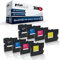 8X Print-Klex Tintenpatronen kompatibel für Ricoh Aficio GX2500 Aficio GX3000 Aficio GX3000S GC-21 405532 405533 405534 405535 Black Cyan Magenta Yellow Sparset KCMY Druckerpatrone