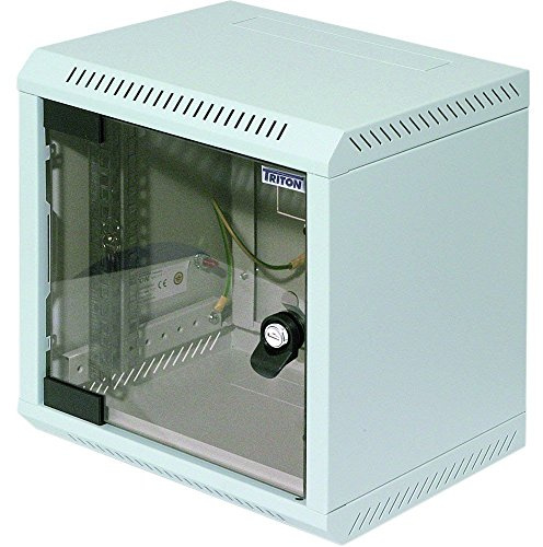 TRITON RBA-06-AS3-CAX-C1 25,4 cm (10 Zoll) Wandverteiler RBA, einteilig, 6 HE schwarz