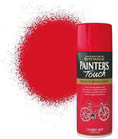 Rust-Oleum AE0040005E8 400ml Painter's Touch Spray Paint - Cherry Red Gloss