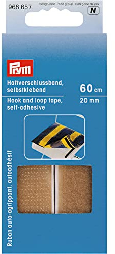 Haftverschlussband selbstkl. 20 mm beige