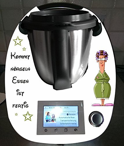 Aufkleber passend für Thermomix TM 5 Hausfrau nörgeln