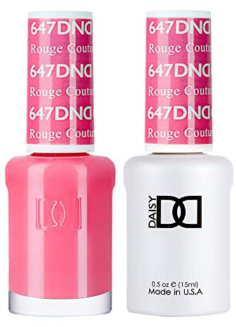 DND Duo Gel & Nail Polish Set - Rouge Couture 647-2x15ml