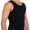 Esteem Apparel Neues Männer Brust Kompression Shirt Abnehmen Body Shaper Unterhemd zu verbergen von Gynäkomastie (schwarz, 3x-large)