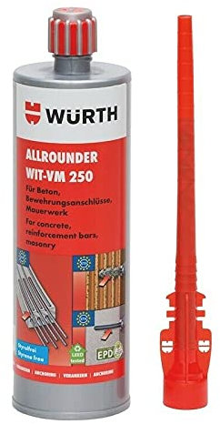 Wurth WIT-VM 250 Vinylester Resina de anclaje químico 420 ml