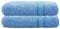 Kyniog Bamboo Hand Towels for Bathroom - Set of 2 - Ultra Absorbent, Lightweight & Antibacterial - 550 GSM, 70% Bamboo 30% Cotton- Face Towels, Pale Blue 90x50 cm - Gym Towel Set of 2