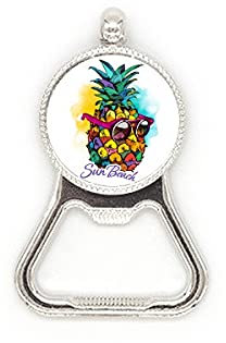 Sunglasses PineFruit Tropical Style Fruit Metal Beer Bottle Cap Opener Duty Stainless Steel