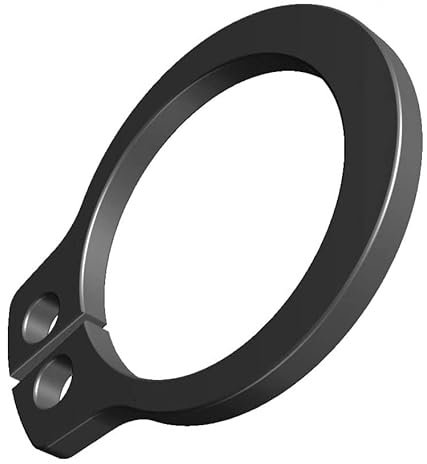 40 mm Anello seeger, clip a C esterne, anelli di sicurezza per impieghi gravosi, anelli elastici con finitura in fosfato nero in acciaio al carbonio, fermo a clip DIN471 per albero (confezione da 5)