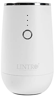 LINTRO - Waterless Portable Essential Oil Diffuser, Rechargeable USB Type-C, Aromatherapy 100% Pure Essential Oil Nebulising Diffuser For Car, Office, Bedroom,Spa