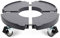 Nefish Pant Stand with Wheels Heavy Duty Plant Caddy Rolling Plant Stand Adjustable 15-21 Inches Plant Dolly Lockable Wheels for Planter Base Indoor Outdoor Large Garden Flower Pot Mover