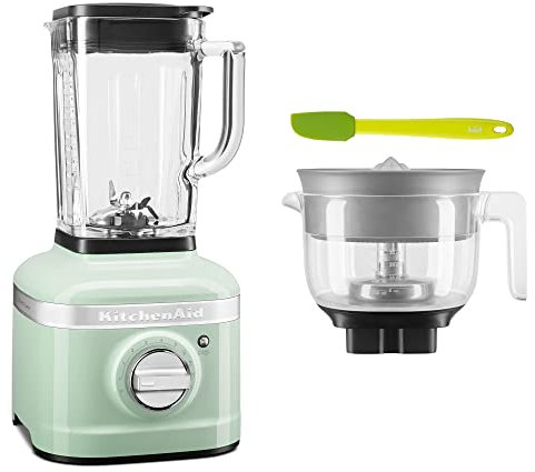 Kitchenaid Artisan Standmixer-Starter-Set K400 (5KSB4026EPT) - inkl. Zitruspresse 1 l (5KSB1CPA), Mini-Teigschaber
