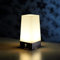 Auraglow Wireless PIR Motion Sensor Table Lamp Super Bright LED Rechargeable Hallway Night Light - Square - 2 Pack