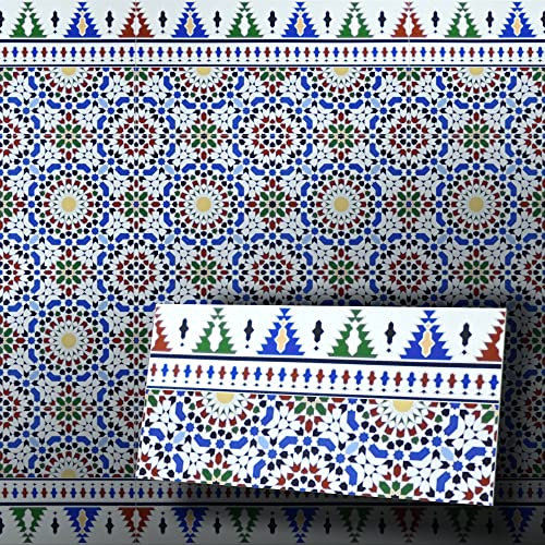 maurische Wandfliesen im Design Tetouan (Bordürenfliese)