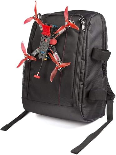 HobbyInn FPV Drone Backpack Case Shoulder Bag for FPV Racing Quadcopter Drone DJI FPV Combo Outfield Carrying Case Storage Bag Size 44 * 31 * 18cm