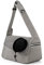 ALLSOPETS Hundetasche Tragetuch Hund Schultertasche Katzentragetasche Haustiere Tasche für Katzen und Hunde Geeignet für Haustiere innerhalb von 5 kg (Hellgrau)