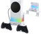 Wall Mount Bracket with RGB Cooling Stand Compatible with Xbox Series S Console,Mcbazel Xbox Series S Wall Mount With Dual Cooling Fan with 2 Hook-White