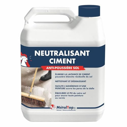Metaltop - Neutralisant Ciment - IIncolore - RAL Incolore - Pot 5 L