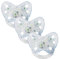 Dentistar® Silikon Schnuller 3er-Set – Größe 1 Schnuller 0-6 Monate – Zahn- & kieferfreundlicher Nuckel mit Dental-Stufe – BPA-frei – Made in Germany - Pusteblume