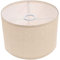 SEWACC Pantalla De Lámpara Pantalla De Lino Para Lámpara De Mesa Y Luz De Piso Pantalla De Lámpara Pequeña Pantalla Extraíble Y Lavable Para Dormitorio Sala De Estar, Caqui, 20x20x18cm