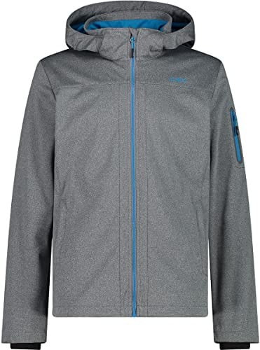 CMP Herren Light Softshell Melange Jacke, Antracite Mel.-Reef, 58