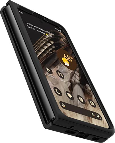 Otterbox Funda para Pixel Fold Thin Flex, Resistente a Golpes y caídas, Protectora y Elegante 2 Piezas, Testada con los estándares Militares anticaídas, para teléfonos Plegables, Negro