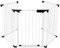 Ofenschutzgitter Laufgitter Laufstall Absperrgitter Tierschutzgitter Türschutzgitter für Kinder-Sicherung, Laufgitter AbsperrgitterKaminschutzgitter-310 * 2,5 * 75cm (weiß 5 Stück)