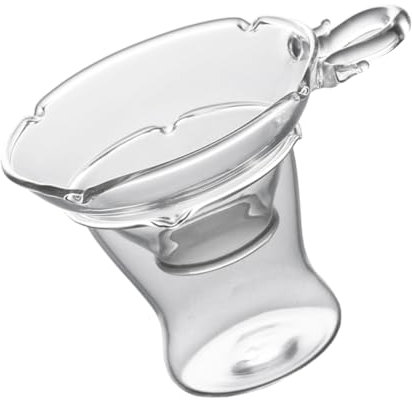 MILISTEN 1 Juego colador de té Infusor de té artículos de té de vidrio taza de té de vidrio con infusor decoración vintage colador chino colador de te transparente filtro de té de vidrio