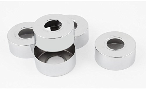 Zylinderförmige Wasserhahn-Steuerung, Eckventil, dekorative Abdeckkappe, 5 Stück