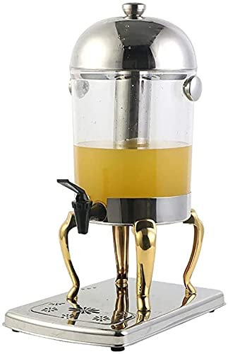 Dispensador de cerveza Dispensador de bebidas con grifo Dispensador de cerveza con enfriador Dispensador de bebidas grande de acero inoxidable Soporte para pies dorado Dispensador de cerveza Bar