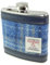 Glen Appin Harris Tweed Hip Flask Gift Boxed (Colour 129 Light Blue)