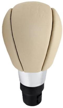 Auto Schaltknauf Für Volvo Für S60 Für V60 S80 V70 Für XC70 Für XC60 5/6 Gang Schaltknauf Stick Kopf Stift Auto Zubehör Schalthebel Griff Handball Auto Shifter Adapter(Beige 6 Speed)