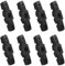 Oiieco Bremsbeläge 8 Stück für Magura HS11/HS22/HS24/HS33/HS66, Fahrrad Bremsbelag, Geräuscharme Bremsklötze für Felgenbremse, Hochwertige Bremsschuhe, Schwarz