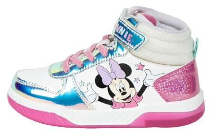 Disney Minnie Mouse Schuhe für Mädchen, Schuhe High Top Sneakers, Geschenk für Mädchen und Teenager, Größen EU 27 bis 33 (Mehrfarbig, EU Schuhgrößensystem, Kleinkind, Damen, Numerisch, M, 31)