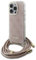 CG MOBILE Guess GUHCP16XHC4SEP Hülle für iPhone 16 Pro Max 6.9 rosa Crossbody Cord 4G Print