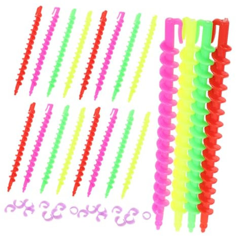 OSOLADY 26stücke Teiliges Spiral Haarwickler Für Frauen Flexible Wiederverwendbare Perm Rods Aus Sichere Fixierung Geeignet Für Kurze Und Lange Haare Diy Locken Styling Zubehör