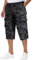 NANAMEEI Pantacourt Cargo Homme Short Militaire Hommes Bermuda Cargo Homme Pantacourt Hommes Été Short Randonnée Camouflage M
