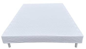 Kosmi Sommier tapissier à Lattes 90x190cm sur Pieds pour lit 1 Place