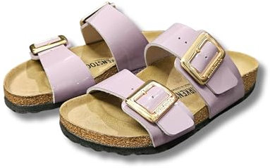 Birkenstock Sandali da donna Sidney fibbia grande viola taglia 38
