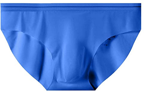Herren-Badehose, Eisseide, Bikinislip, leicht, atmungsaktiv, schnelltrocknend, Schwimmen, Surfen, Strand, Pool, hohe Dehnbarkeit, niedrige Taille, modisch, reine Farbe, Ausbuchtungstasche, Unterwäsche